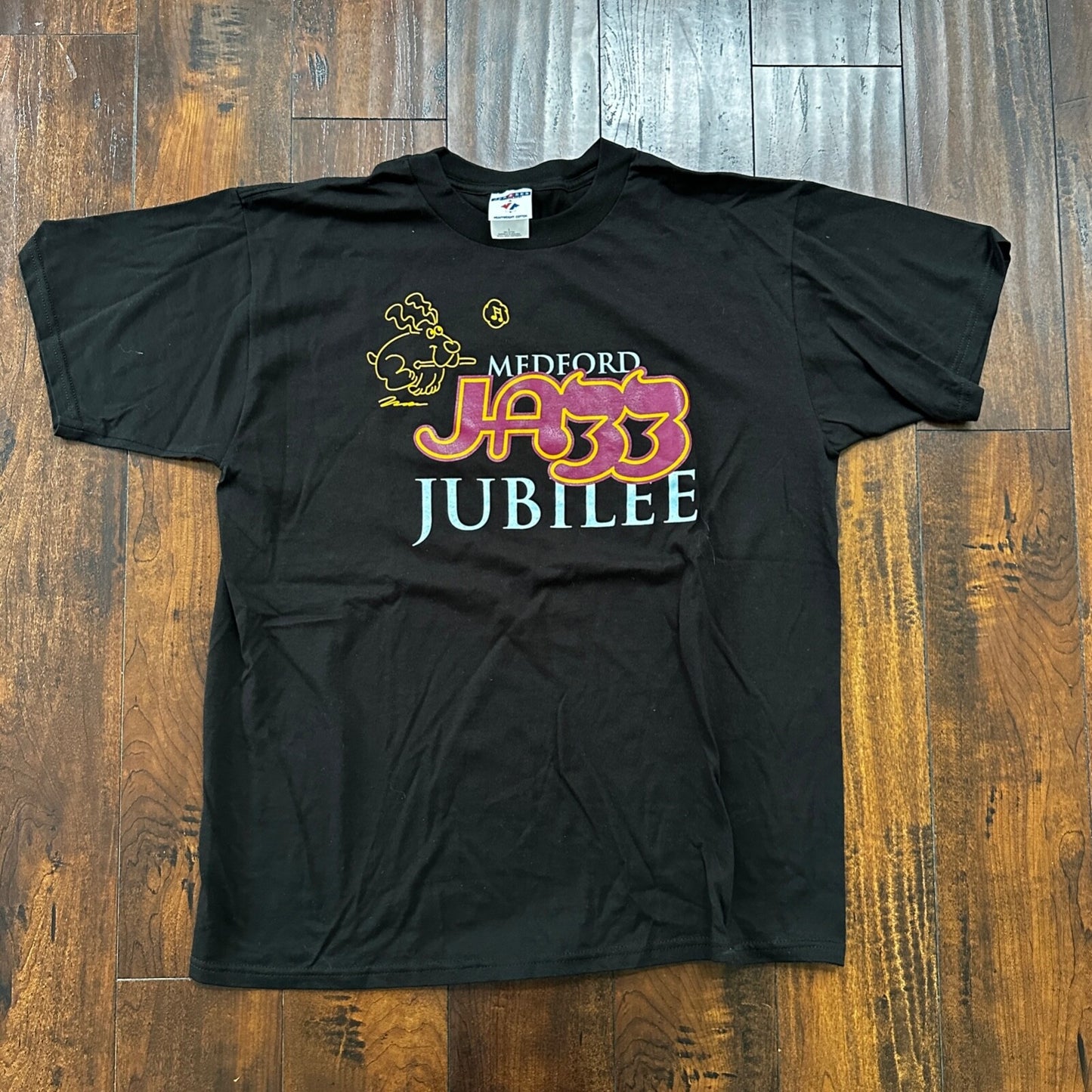 Medford Jazz Jubilee Music VTG T Shirt Y2K Miles Davis Band Pop Rock Art Bunny