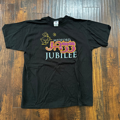 Medford Jazz Jubilee Music VTG T Shirt Y2K Miles Davis Band Pop Rock Art Bunny