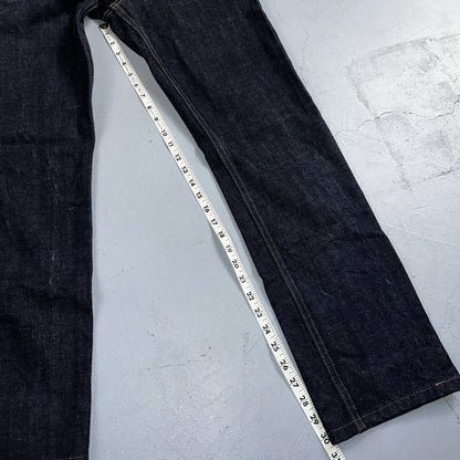 Brave Star Jeans Mens 30x30 Blue Selvedge Cone Denim Dark Wash Button Fly