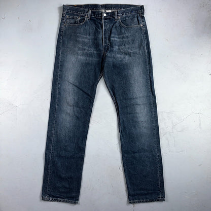 Levis 501 Vintage Y2K 90s XX Straight Leg Jeans Blue Med Wash 38x34 Act 39x34