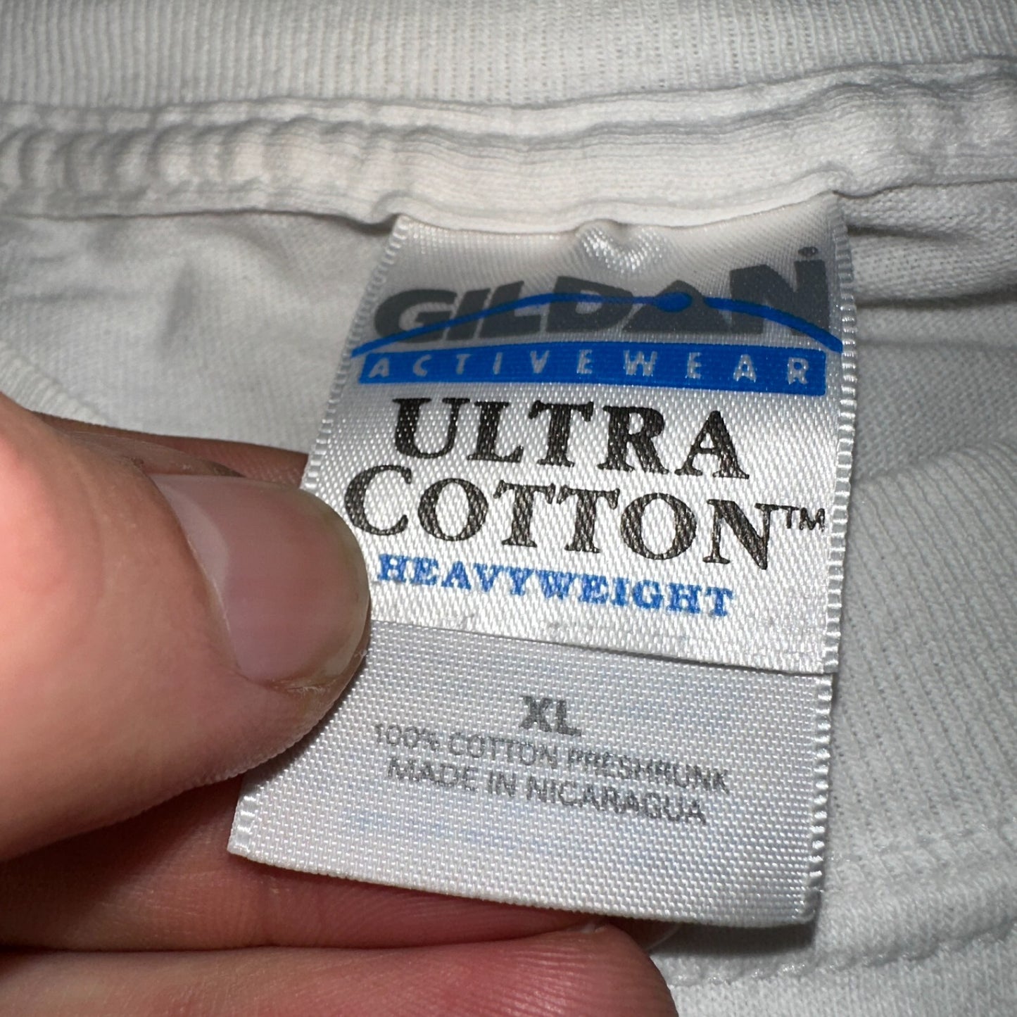 National Review Gildan Y2K VTG T Shirt White XL Graphic Text Quote Travel Music