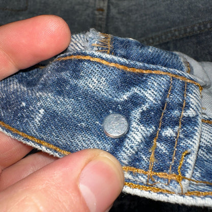 Levis 501 Vintage 80s USA XX Straight Leg Jeans Blue Acid Wash 32x34 Act 31x33