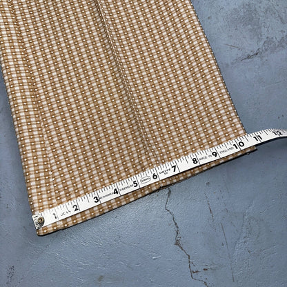 Vintage 70s High Waist Bell Bottom Poly Knit Disco Pants Pattern Checkerboard