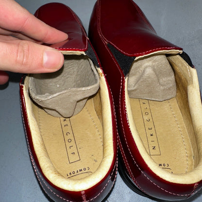 Nike Women's Size 8 Verdana Last Nike Air Red Slip On Golf Shoes 305276-661