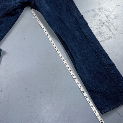 Levis 501 Vintage 90s USA XX Straight Leg Jeans Blue Dark Wash 34x34 Act 31x31
