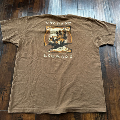 Boot Hill Dodge City Kansas Anvil Single Stitch Vintage T Shirt Rap Country Dog