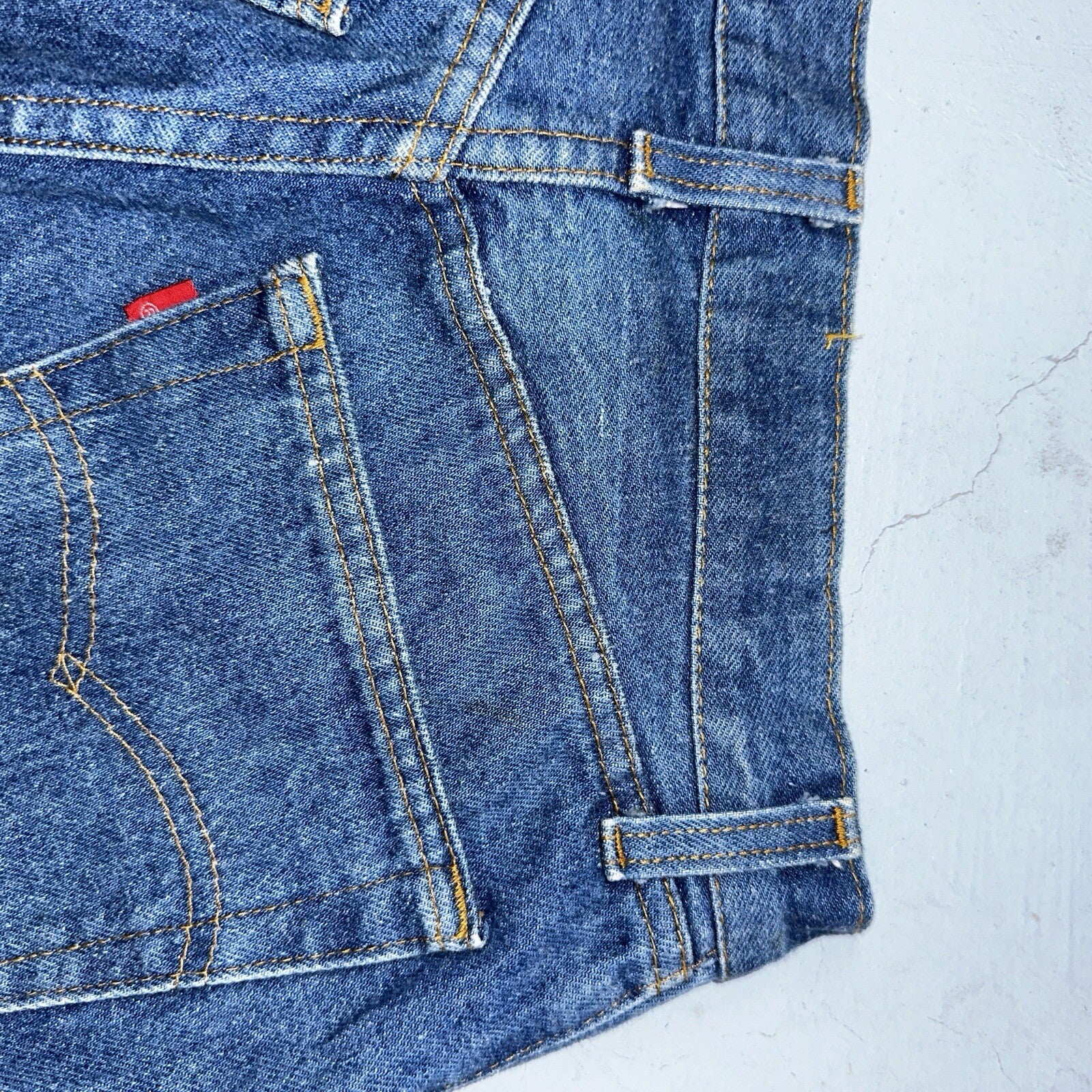 Levis 501 Vintage 80s USA XX Straight Leg Jeans Blue Med Wash High Rise 29x32