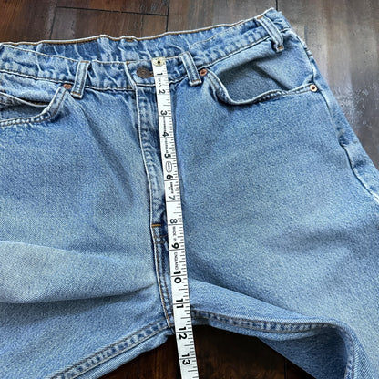 Vintage 80s Levis 505 Light Blue 70s Jeans USA Orange Tab 34x30 Act 31x29