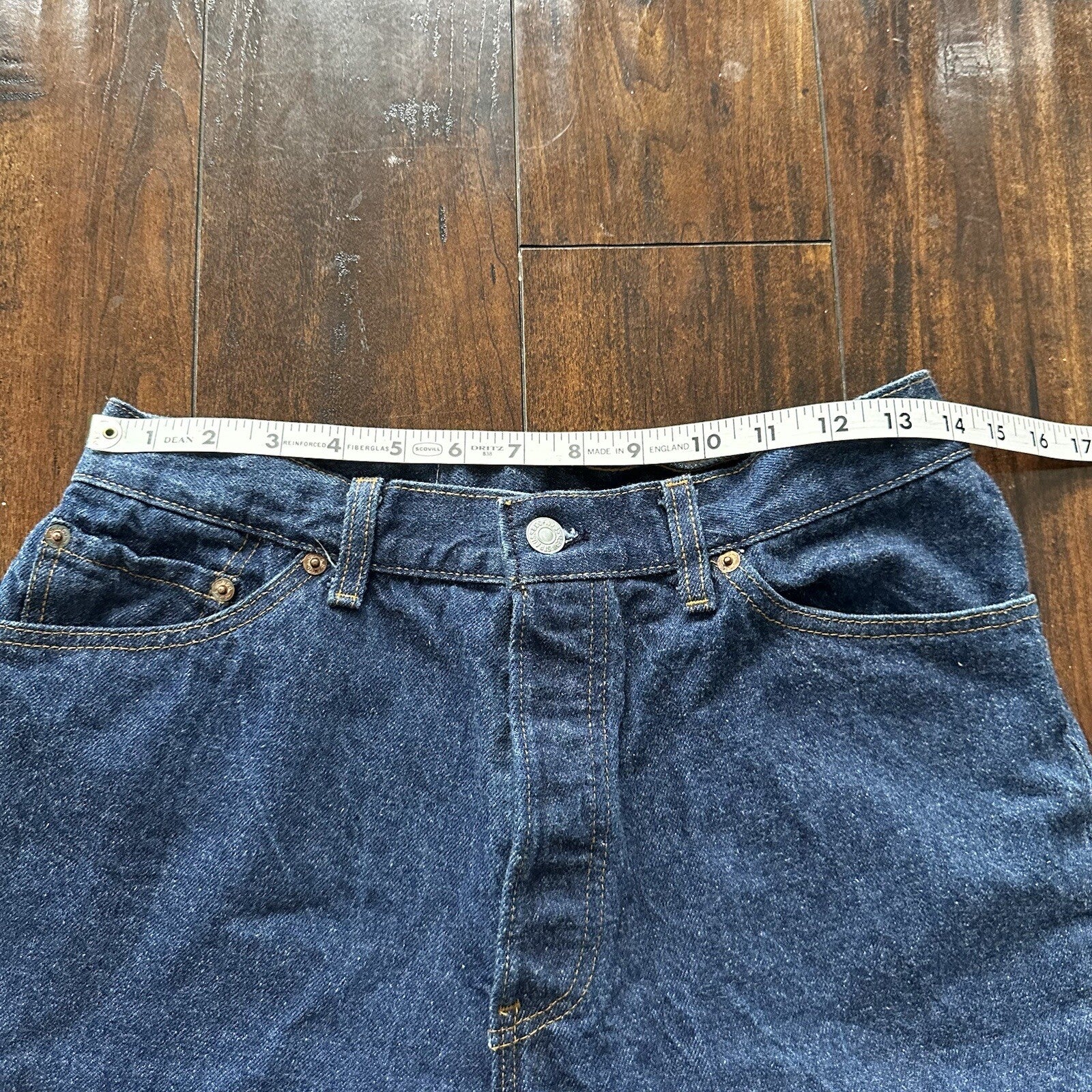 VTG 90s Levi’s 501 XX 18501-0193 Dark Wash High Waist Button Fly Jeans 28x31 80s