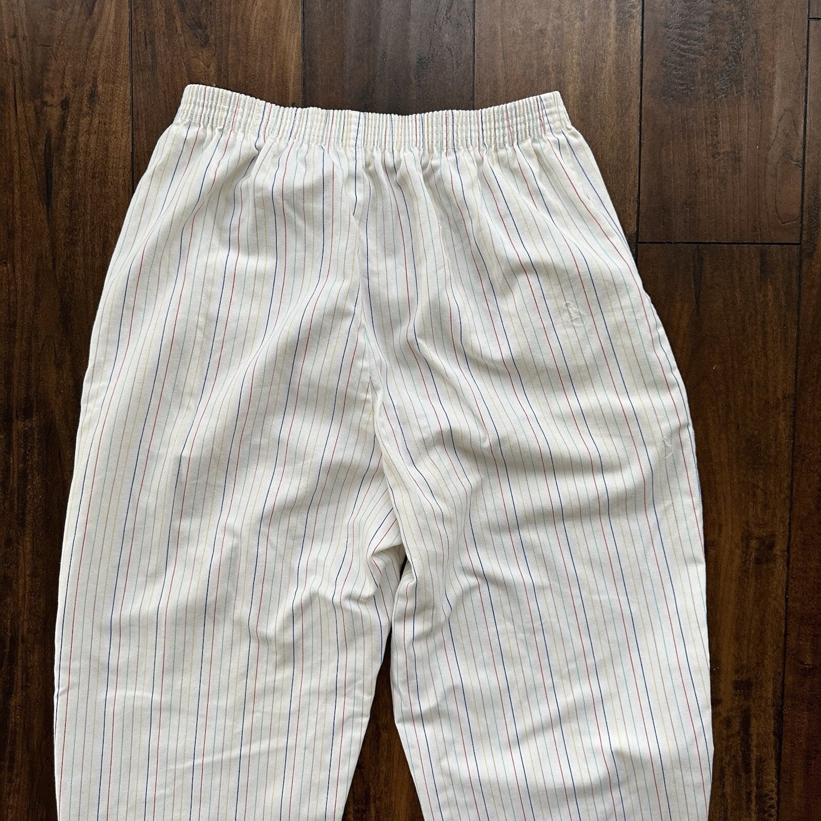 Rainbow Stripes Trader Bay Pants Relaxed Chino Chill Rockabilly 70s 80s Party