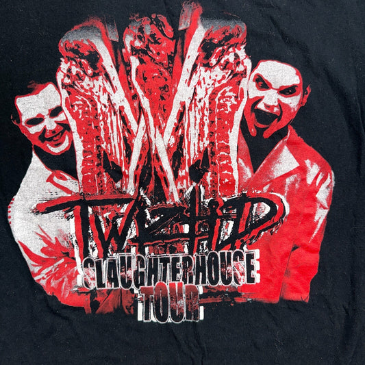 Twiztid Slaughterhouse Tour VTG T Shirt Rock Metal Band Y2K 2010 Gildan M Black