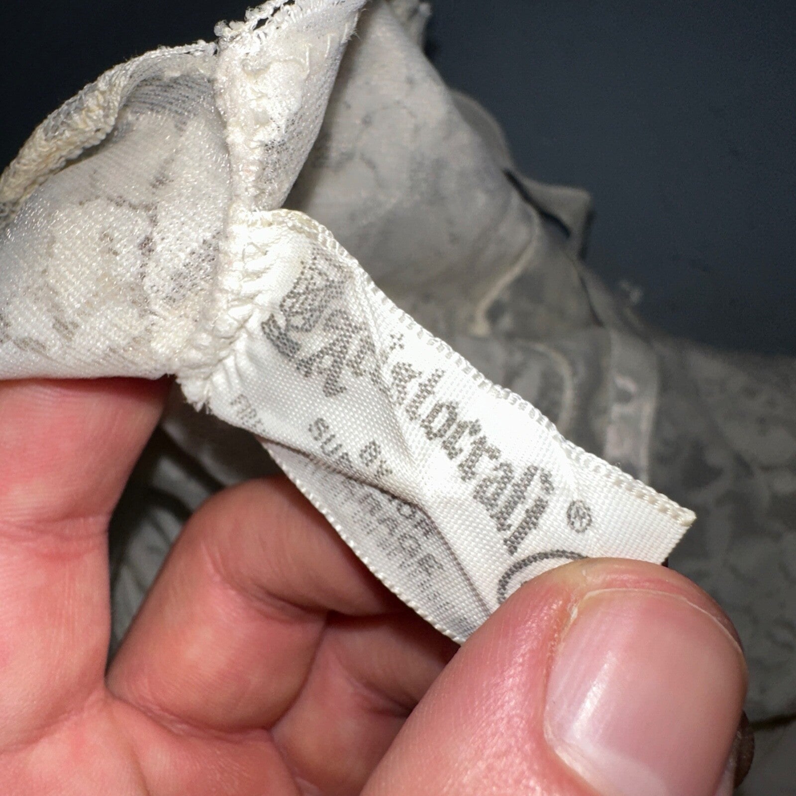 VTG 1960s Aristocraft Lingerie Slip Dress Sleepwear Full Sweep Nightgown Lace