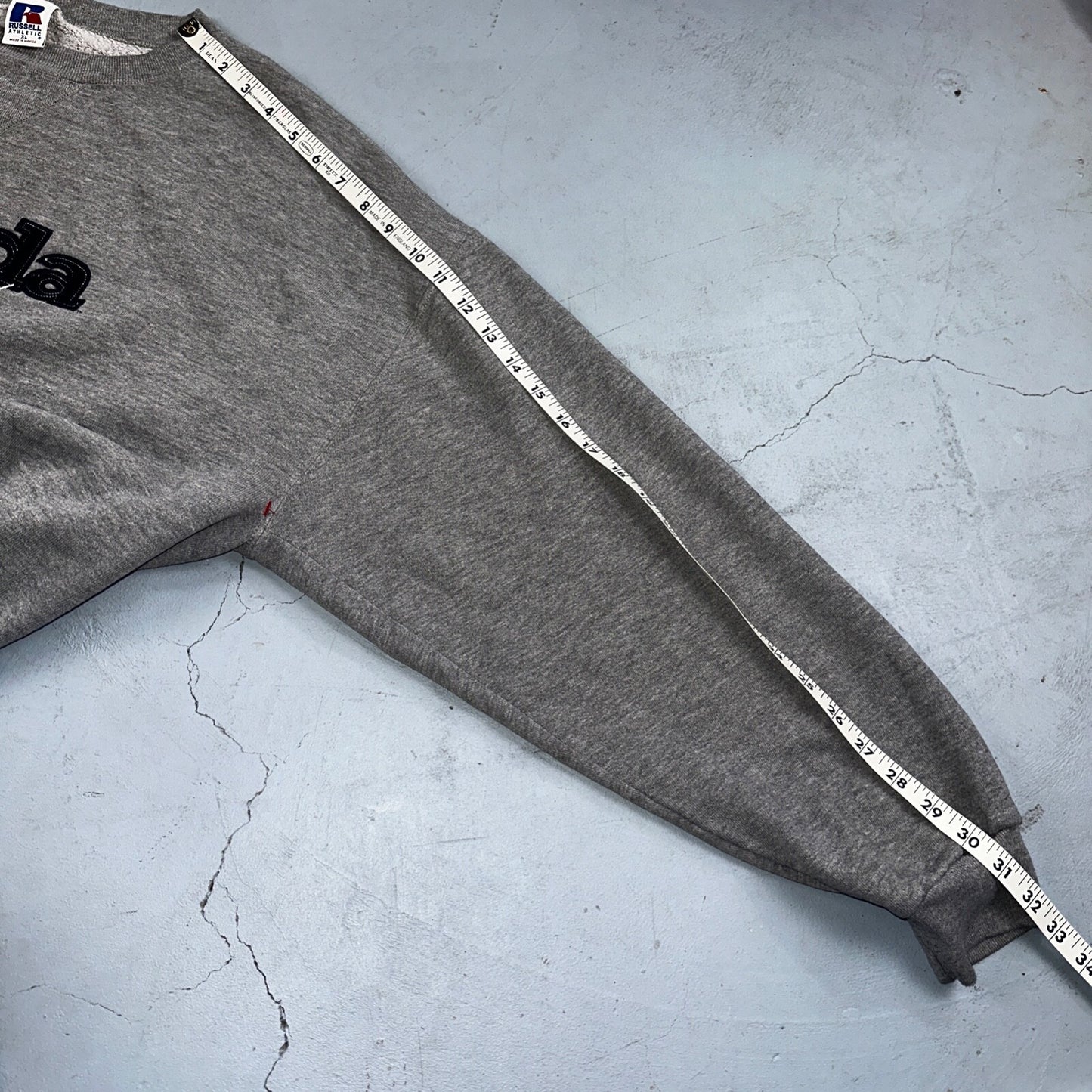 Russell Athletic Sweatshirt XL Nevada VTG Crewneck Wolf Pack Sweat Gray Sports