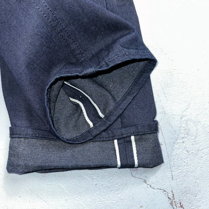 Brave Star Jeans Mens 34 Blue Selvedge Cone Denim Dark Wash Slim Straight USA