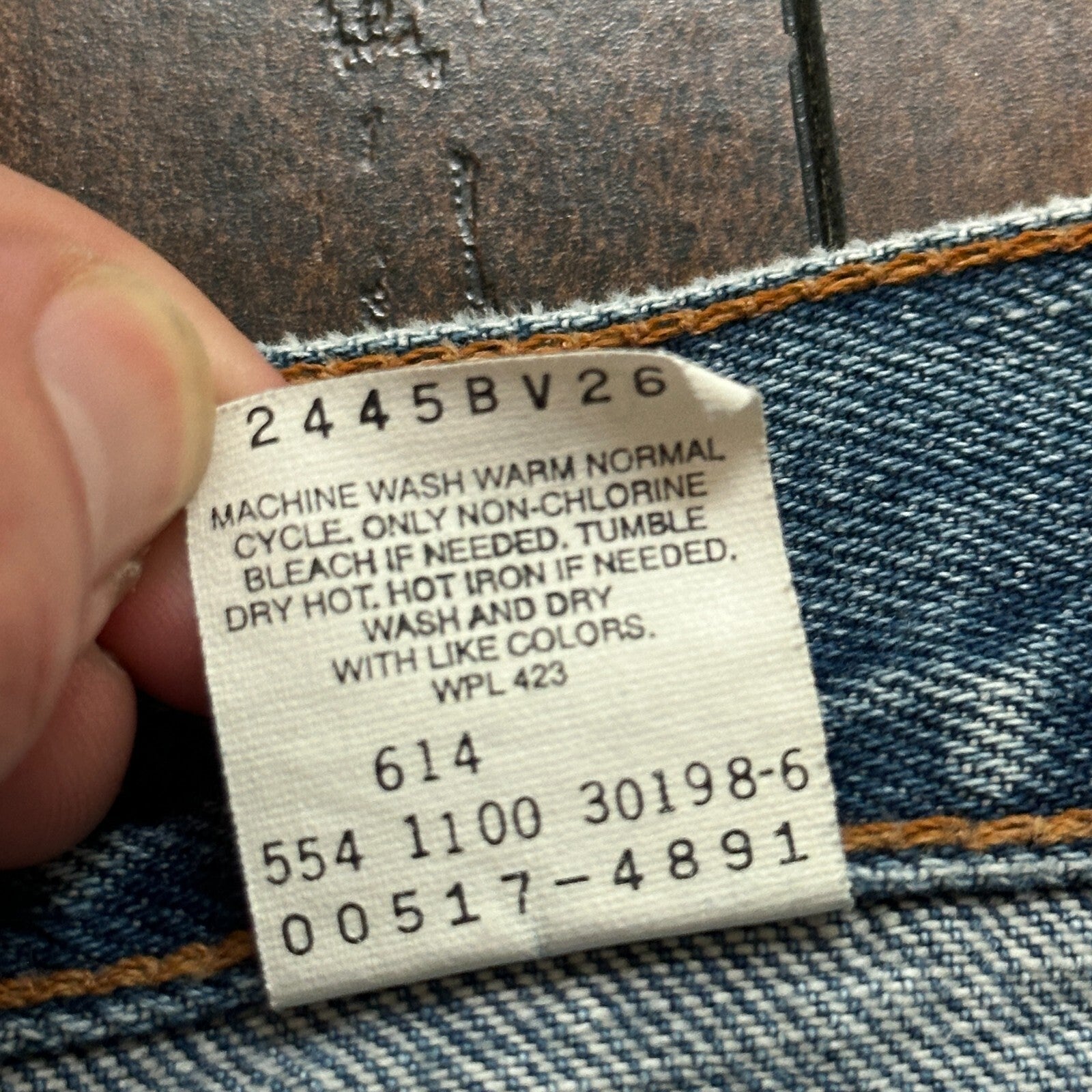 VTG Levis 517 Jeans Mens 36x30 Blue Denim Bootcut USA Made 90s Act 34x29