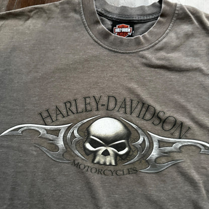Harley Davidson USA Motorcycle Vintage Style T Shirt Skull Y2K Toy Story