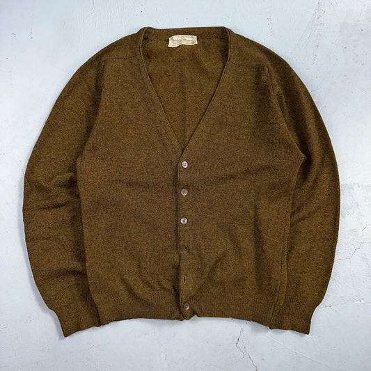 Bernhard Altmann VTG 100% Virgin Wool Cardigan Sweater Scotland 40 Kurt Cobain