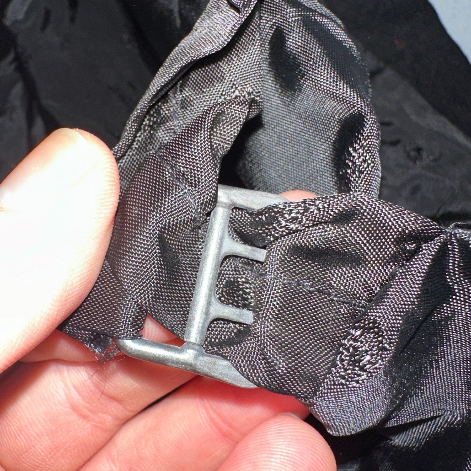 Vintage Buckle Back Vest Mens Black Waistcoat Size S 1940s 1950s 1960s Antique