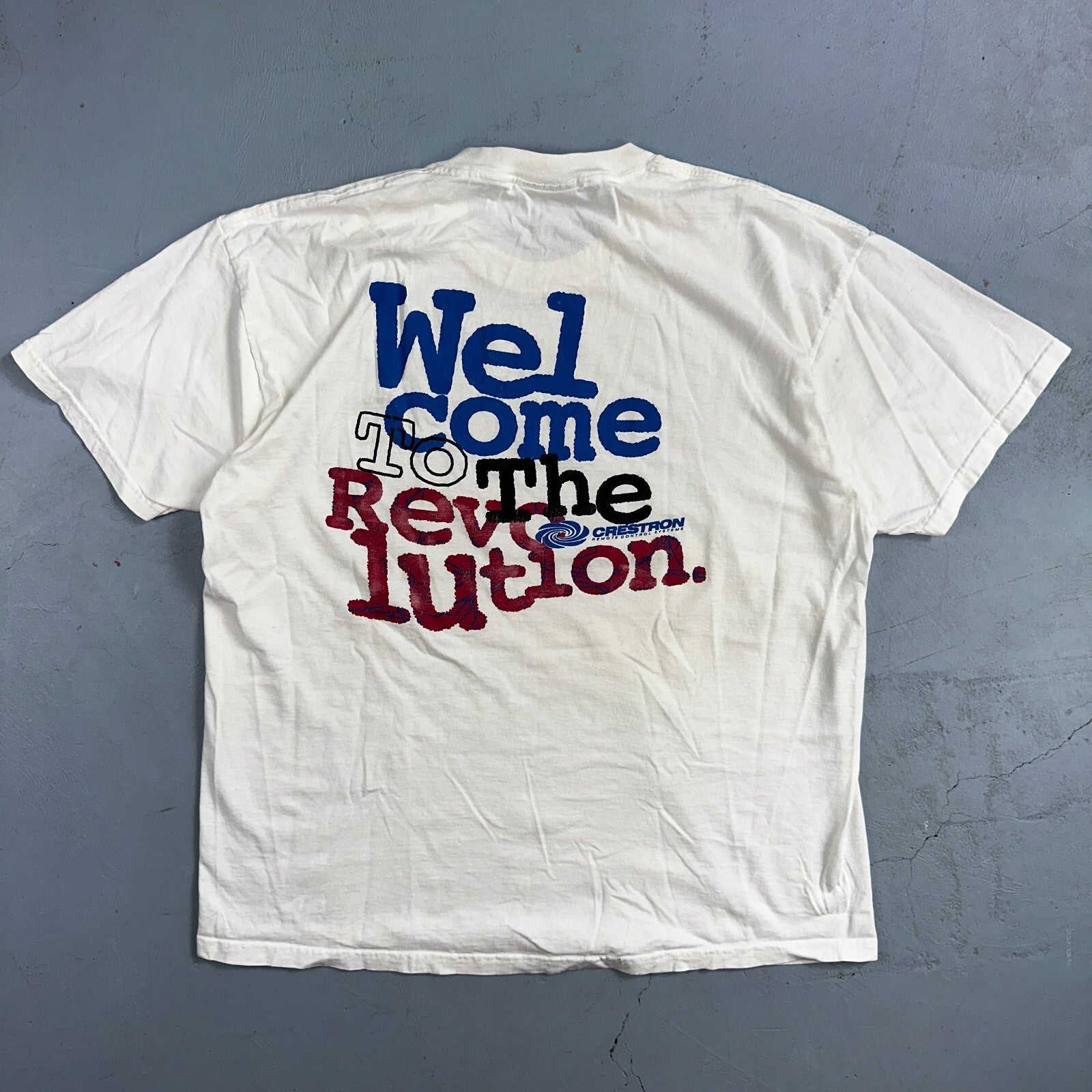 Crestron Color VTG T Shirt Remote Controller Lee Graphic Music Audio TV Promo