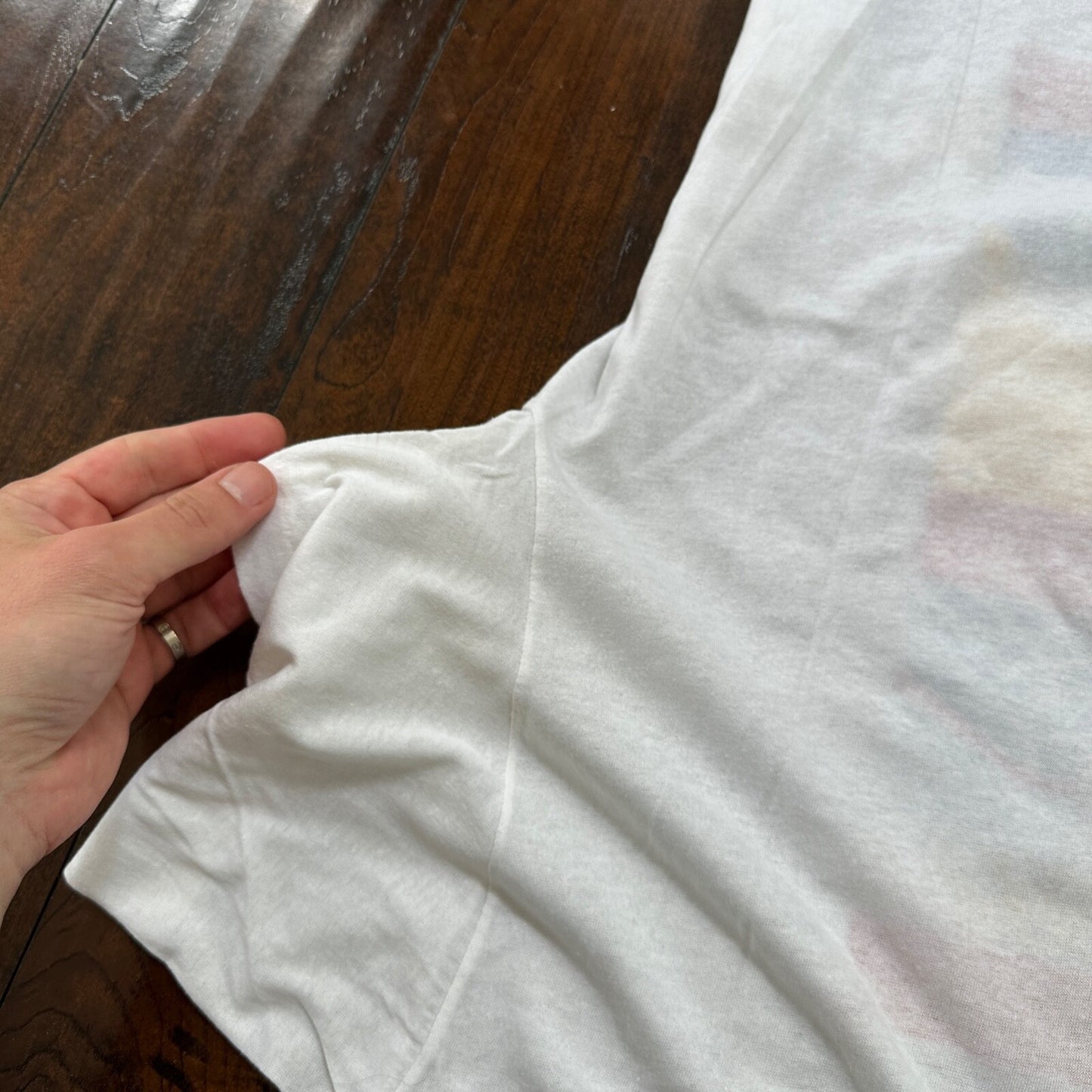 Love Boat Art VTG T Shirt Poetry Romantic Travel USA Rare Sailing 90s Internatio