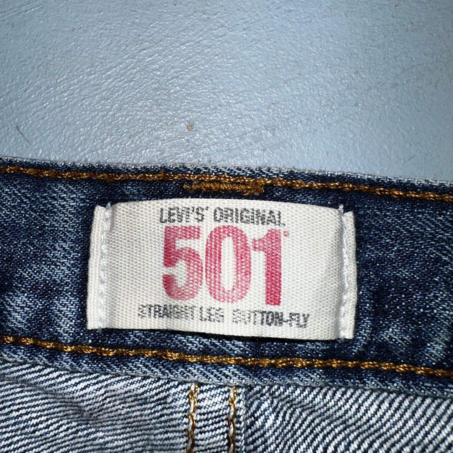 Levis 501 Vintage Y2K XX Straight Leg Jeans Blue Med Wash 40x32 Act 40x31