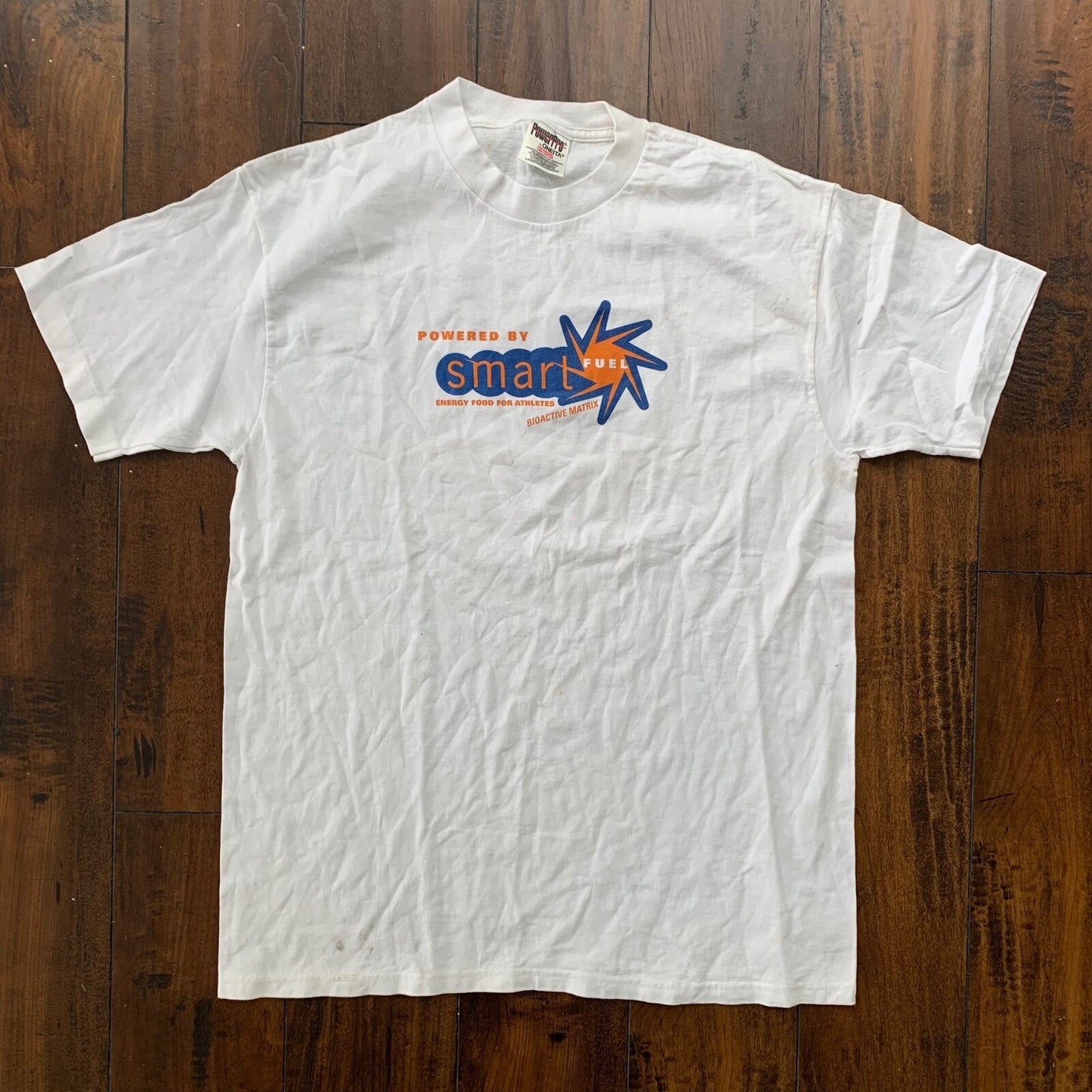 Smart Fuel Vintage T Shirt Science 90s Oneita Blank Simple White Star Elon Musk