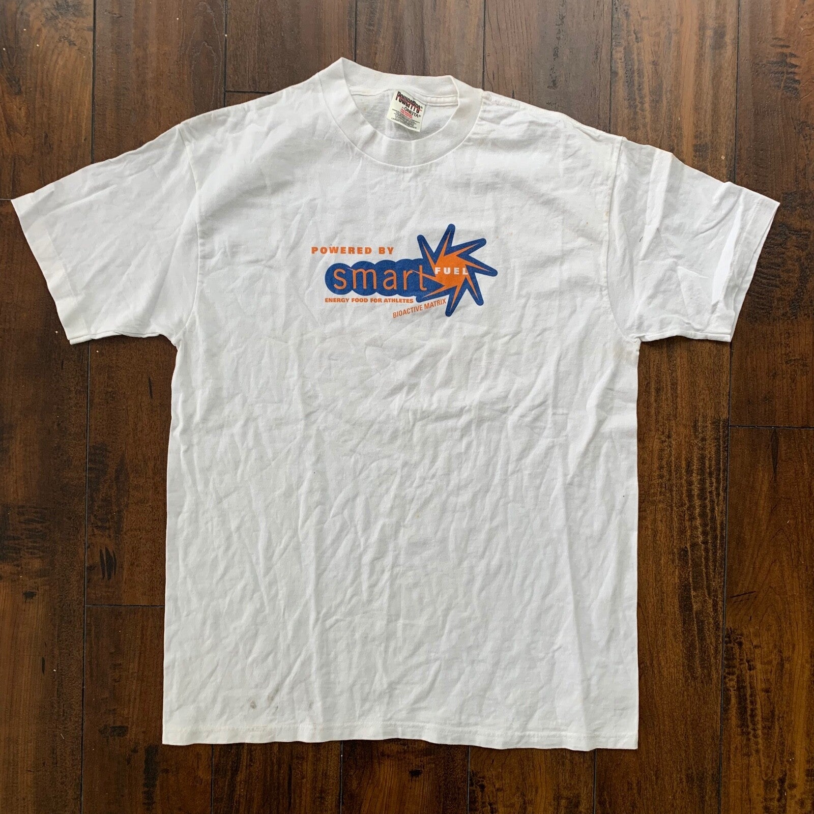 Smart Fuel Vintage T Shirt Science 90s Oneita Blank Simple White Star Elon Musk