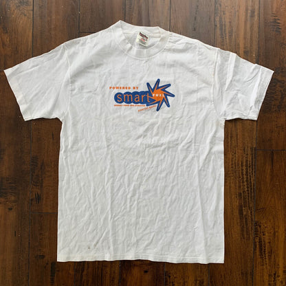 Smart Fuel Vintage T Shirt Science 90s Oneita Blank Simple White Star Elon Musk