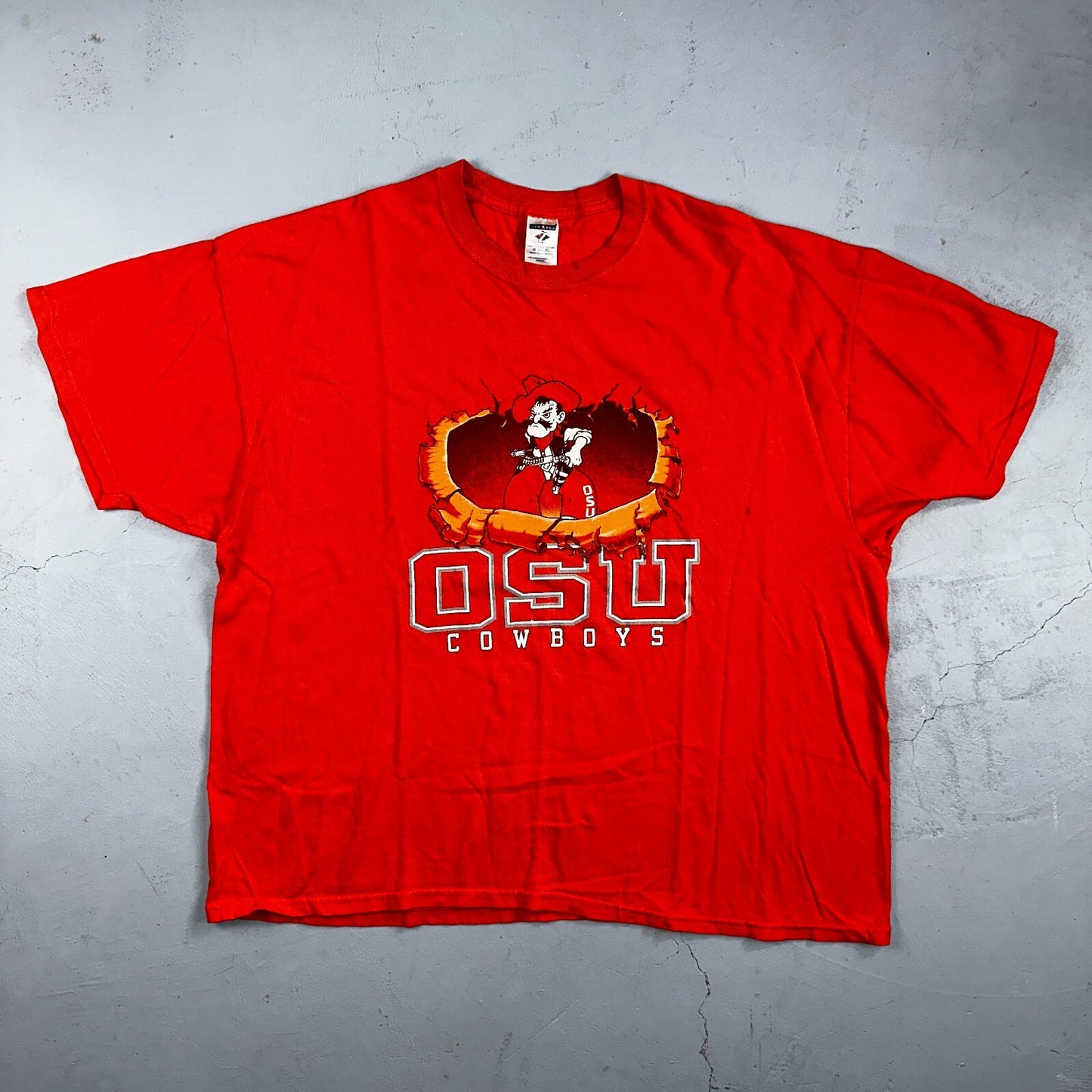 OSU Cowboys VTG T Shirt 90s Oklahoma State 3XL Orange College University