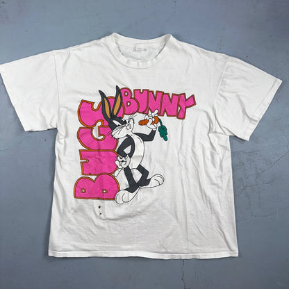 Vintage Bugs Bunny Tee XL 90s College Ware Single Stitch Looney Tunes Shirt