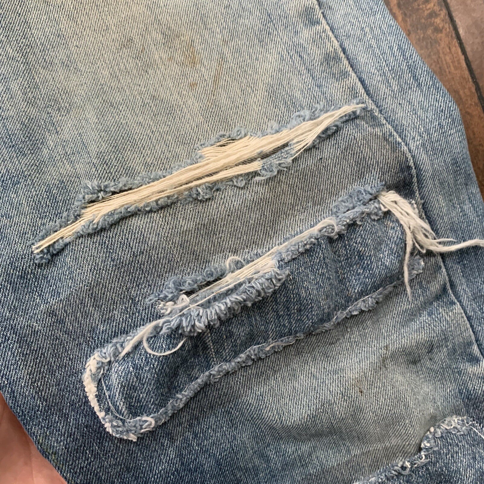 Levis 517 XX Vintage 70s Denim Jeans 501 35x31 Orange Tab Boot Cut