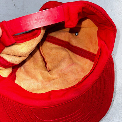 Vintage Simpson Racing Hat Cap Red Snapback Motorsports Auto Garage USA
