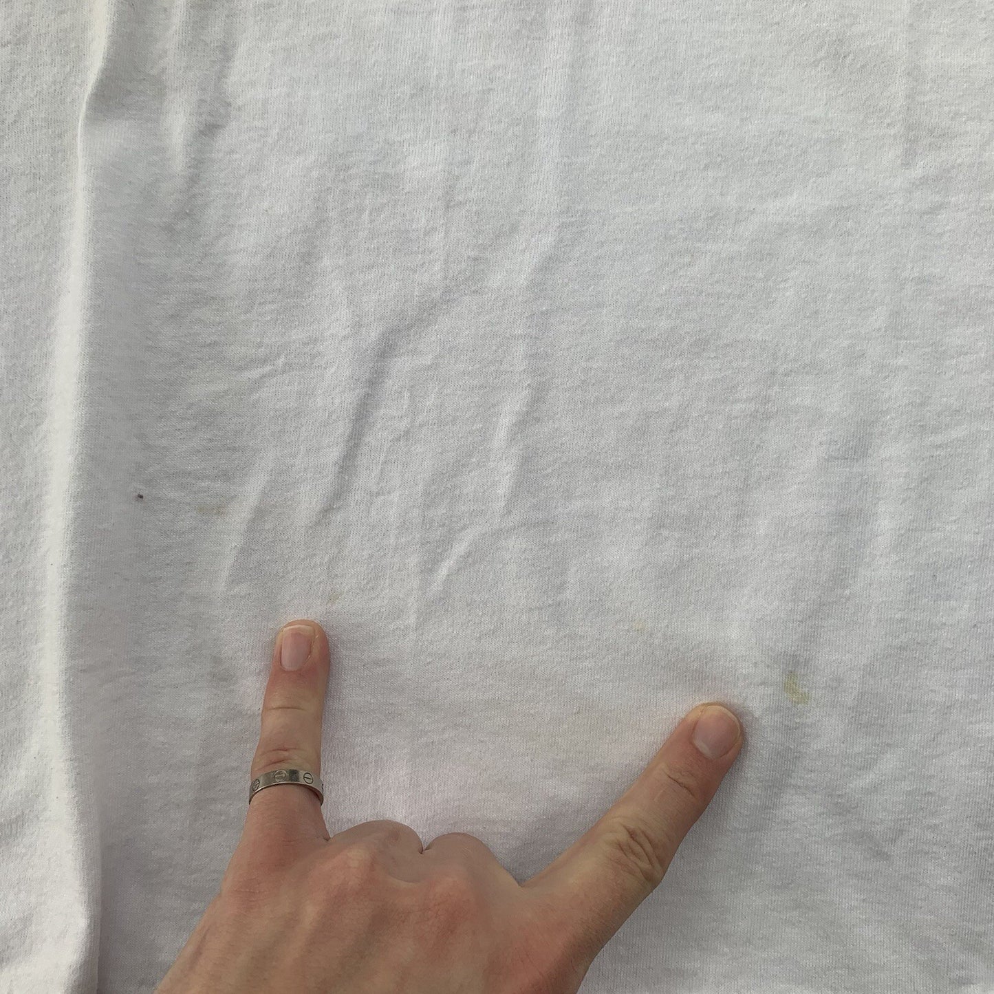 Michigan Vintage T Shirt 90s White FOTL Single Stitch Embroidery Rap Music Cool