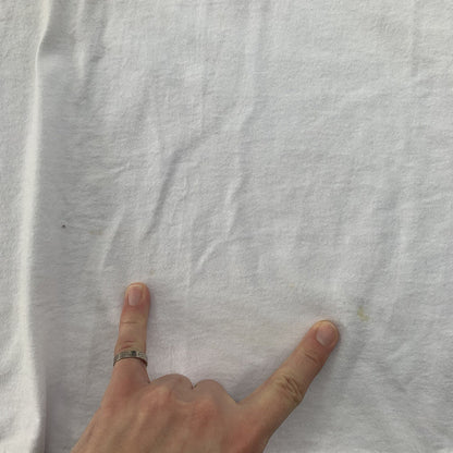 Michigan Vintage T Shirt 90s White FOTL Single Stitch Embroidery Rap Music Cool