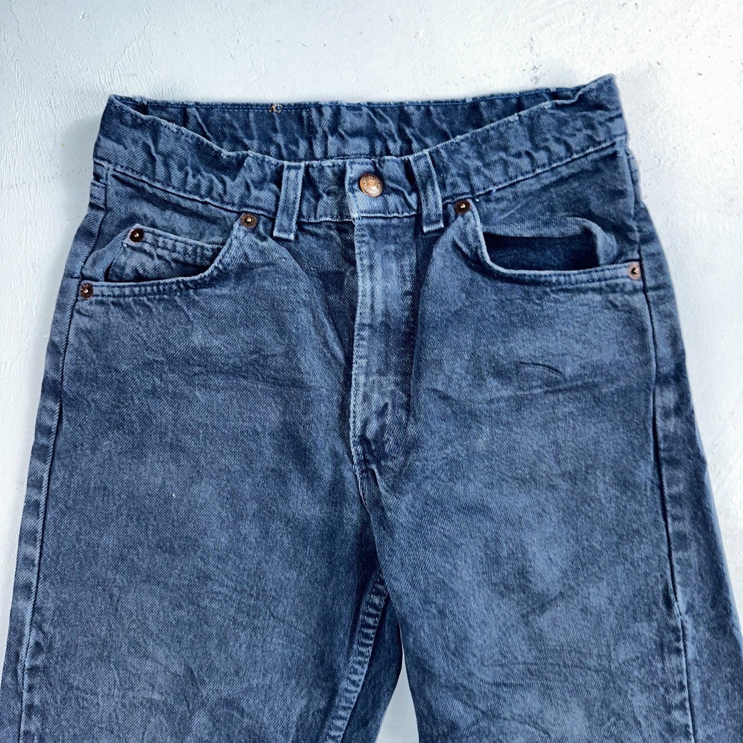 Levis 560 VTG Jeans Womens 14 Blue Wash Loose Straight Orange Tab Denim 25x26