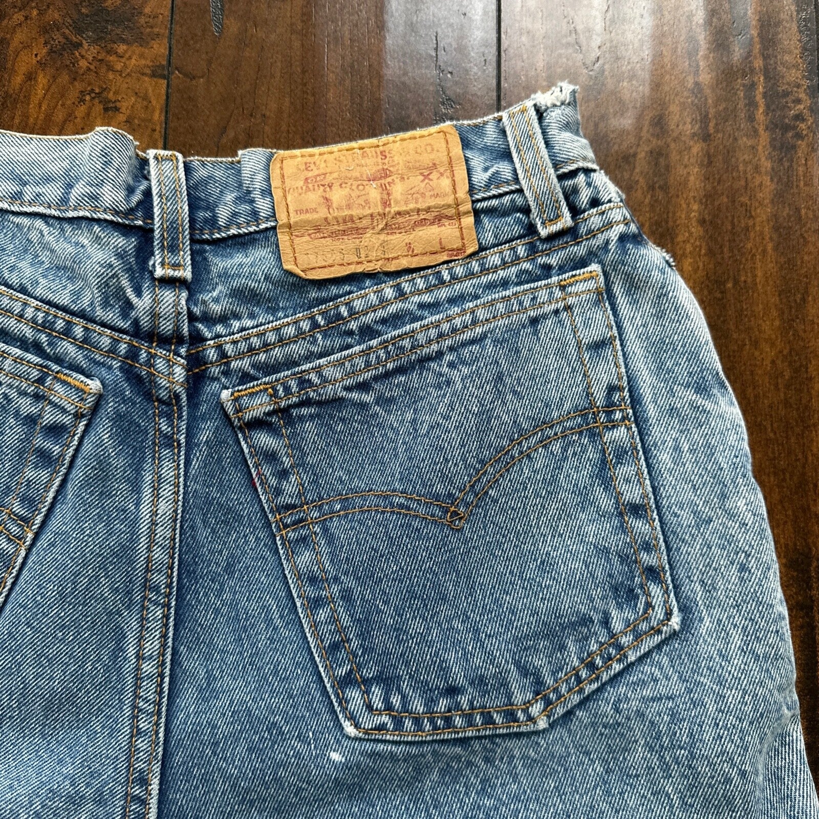 VTG Levis 1980s Womens Jeans 17505 High Rise Blue 27x28 80s 501 505 13 USA