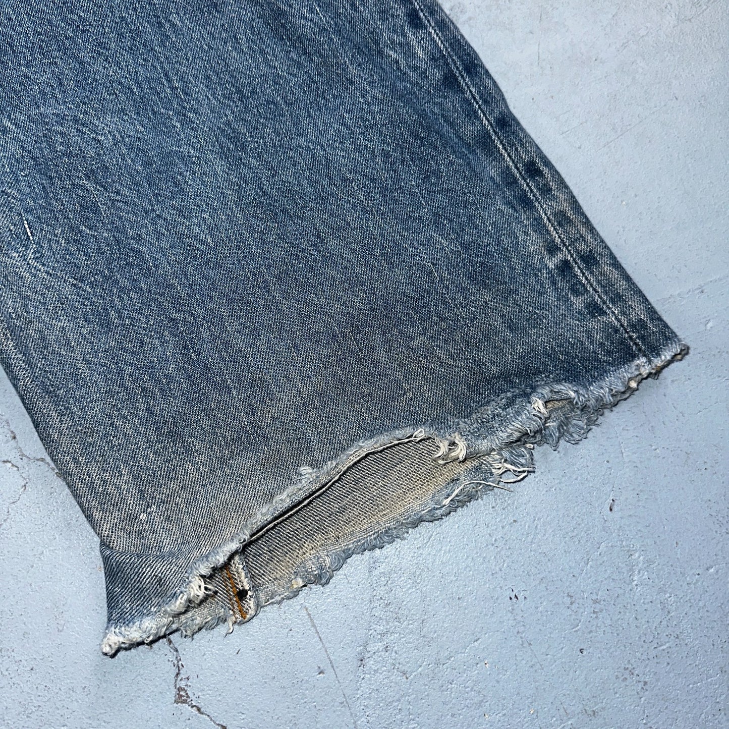 Levis 501 Vintage 80s Redline Selvedge USA XX Jeans Light Wash 48x30 Act 44x26