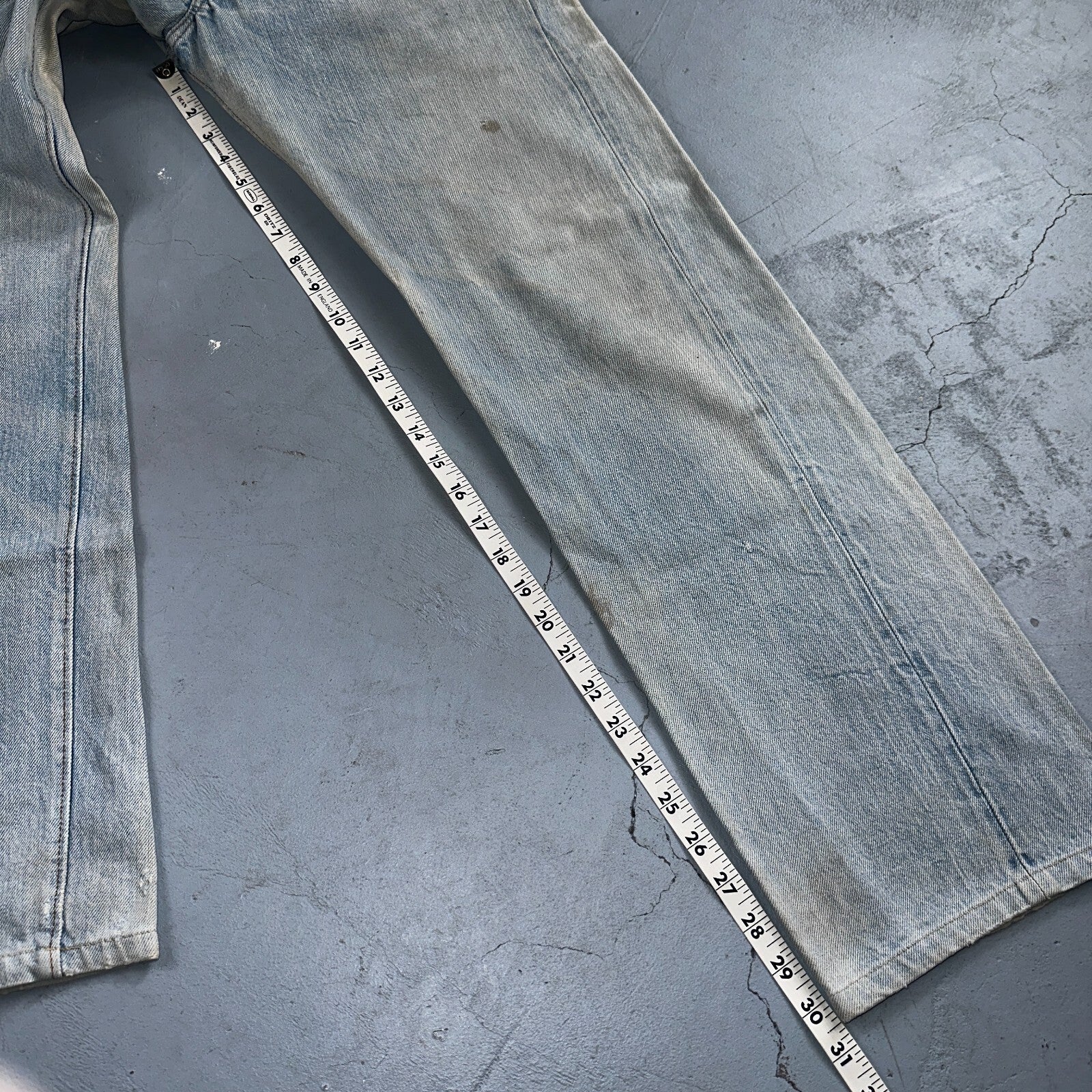 Levis 501 Vintage 80s Redline Selvedge USA XX Jeans Light Wash 1980s Act 29x30