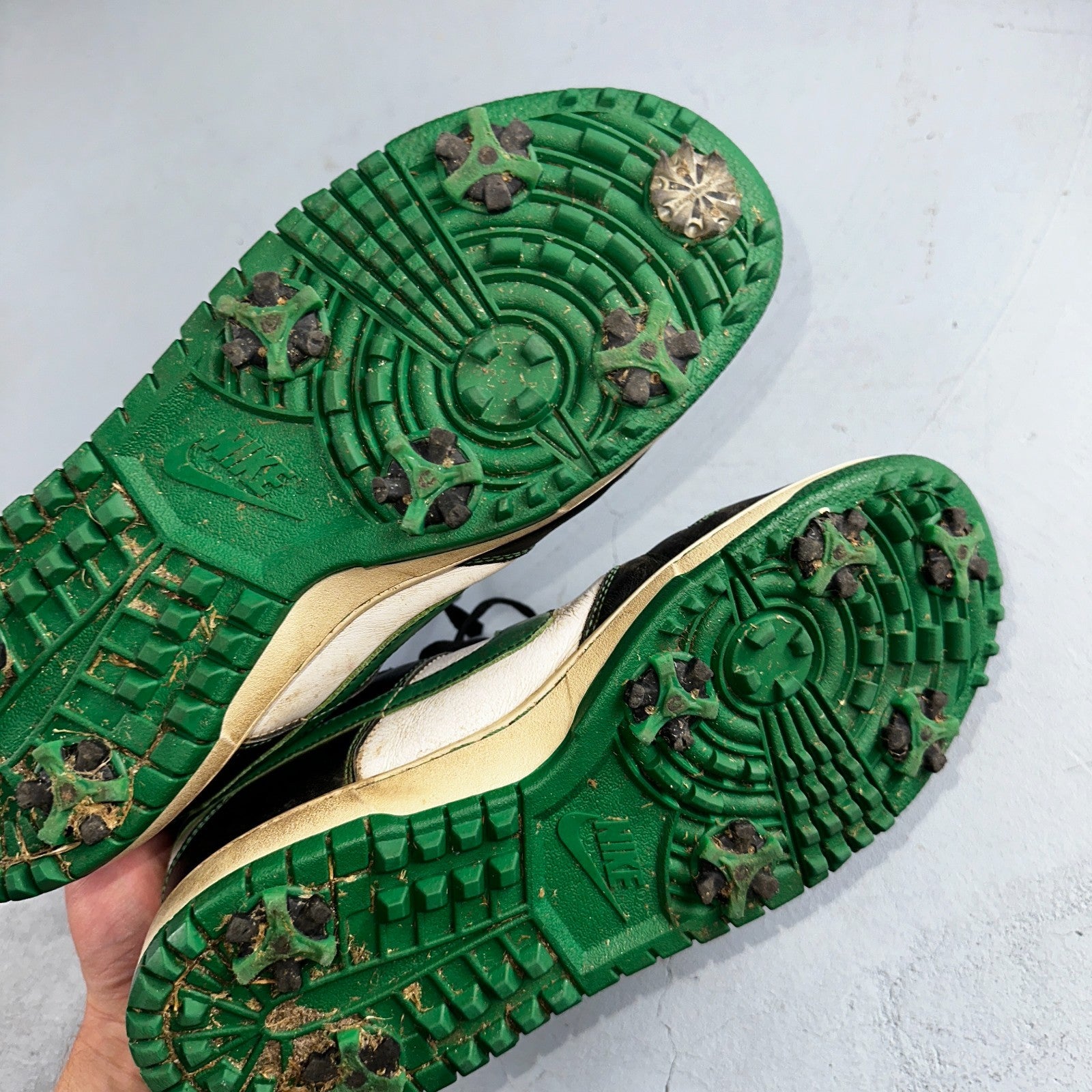 Nike SB Dunk NG Golf - SIZE 8.5 - 484294-100 White Court Green Black OG QS