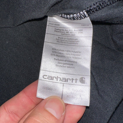 Carhartt Mens Force Short Sleeve Pocket Polo Shirt Black Size XL 103569 001