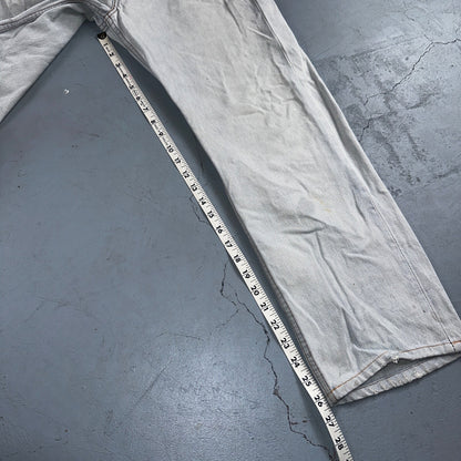 Levis 501 Vintage 90s USA XX Straight Leg Jeans Blue Light Wash 32x34 Act 29x26