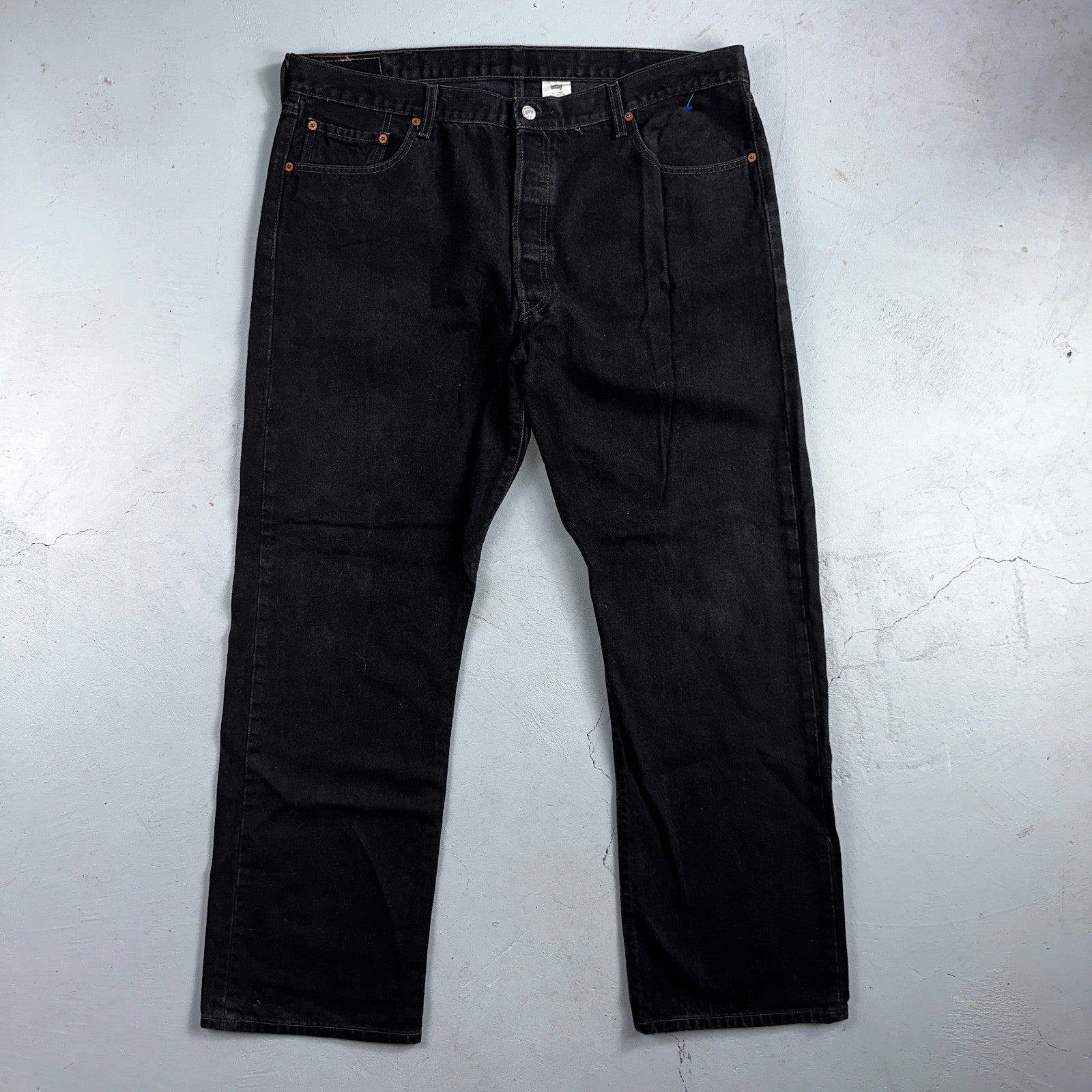 Levis 501 Vintage Y2K 90s XX Straight Leg Jeans Black Dark Wash 42x32 Act 41x31