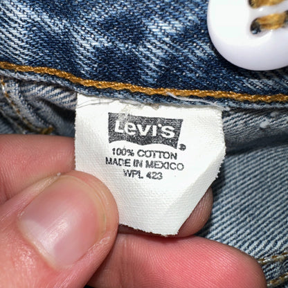 Levis 501 Vintage 90s XX Straight Leg Jeans Y2K Light Wash 40x30 Act 37x30