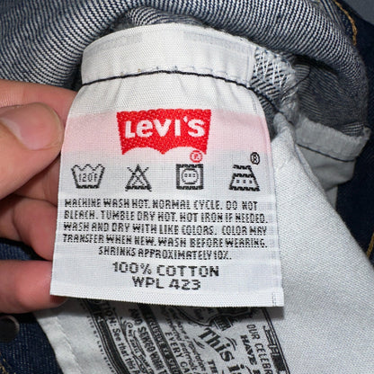 Levis 501 Vintage Y2K 90s XX Straight Leg Jeans Blue Dark Wash 36x40 Act 34x35