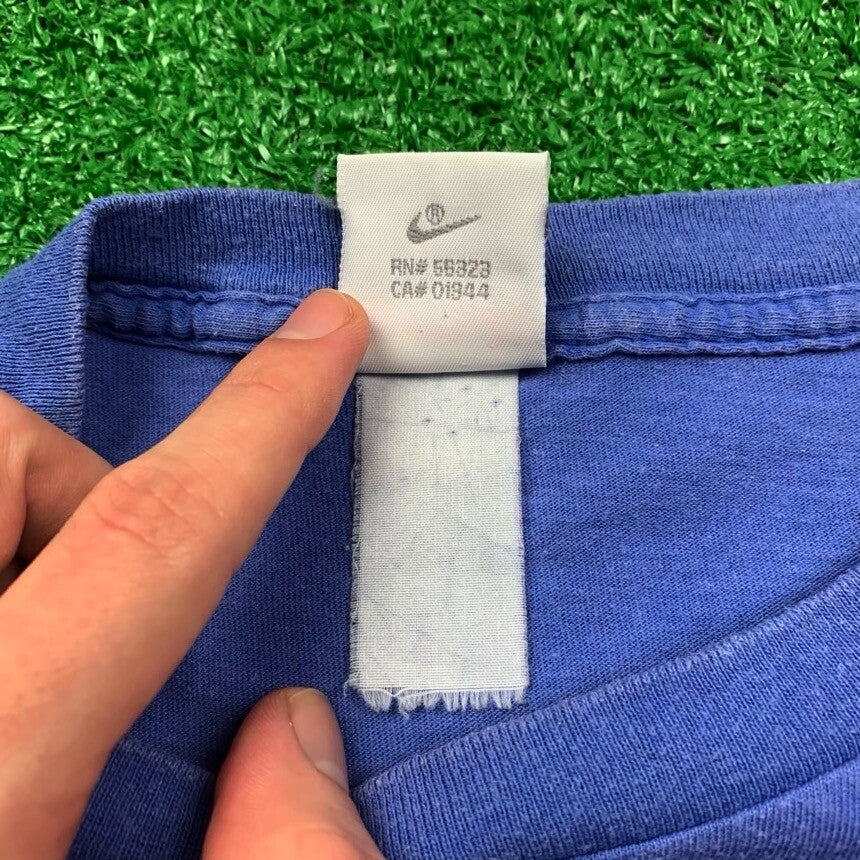 Nike Vintage T Shirt 90s Rare Chronicle Design Team Beer Relay Earth Employee 