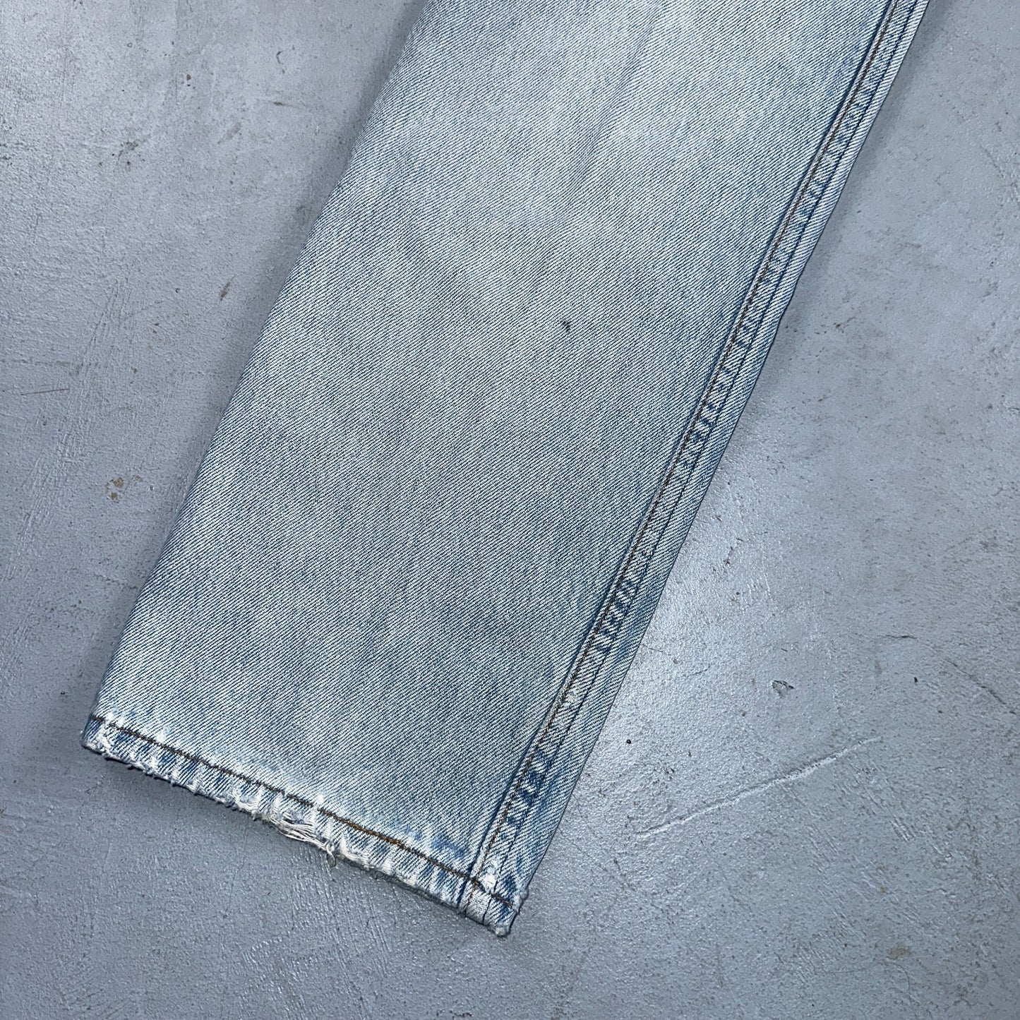 Levis 501 Vintage 90s USA XX Straight Leg Jeans Blue Light Wash 30x32 Act 28x30