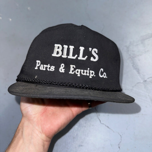 Bills Part Equip Text Funny VTG Hat Cap Snapback Commercial Fun Bill Quote