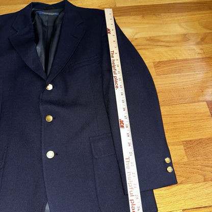 Vintage Brooks Brothers Brooksgate 43R Wool Blazer Union Made USA Sportscoat
