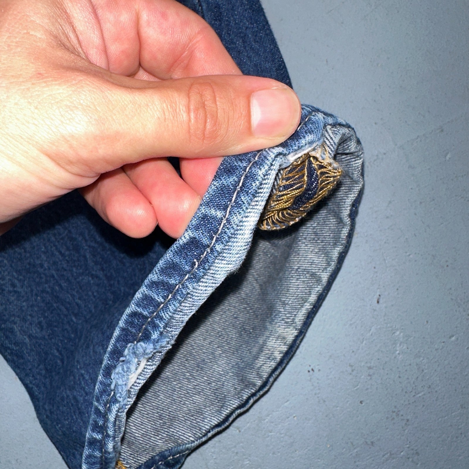 Levis 501 Vintage 90s Y2K XX Straight Leg Jeans Blue Med Wash 42x32 Act 40x29