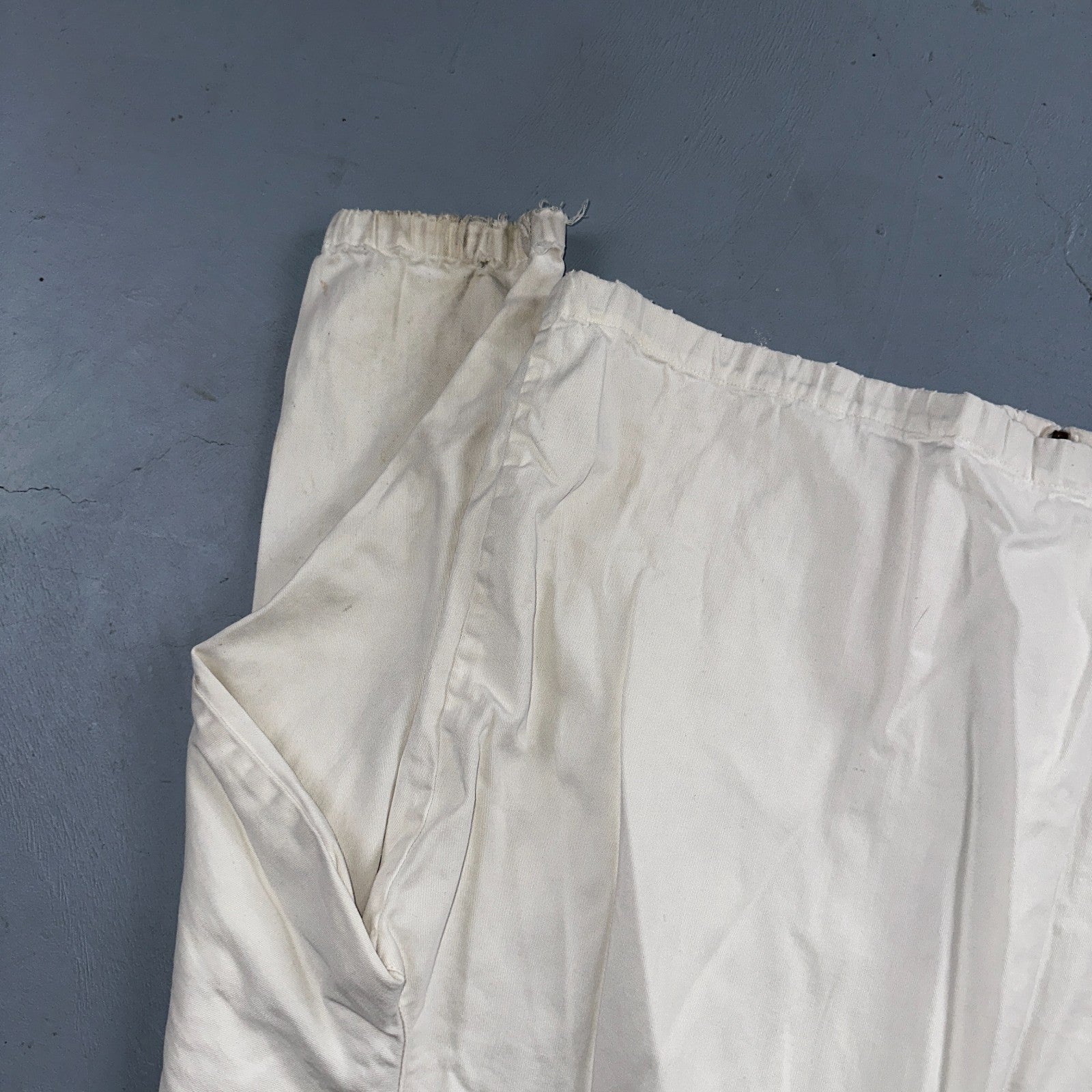 Vintage Polo Ralph Lauren Harrington Jacket White Cotton Size M USA Crop Fit